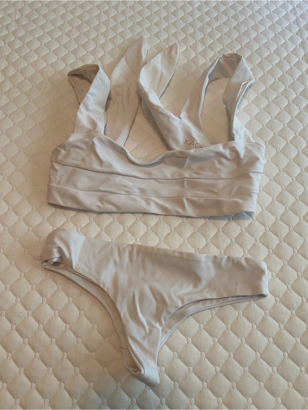 Light Beige Two-Piece Bikini Set